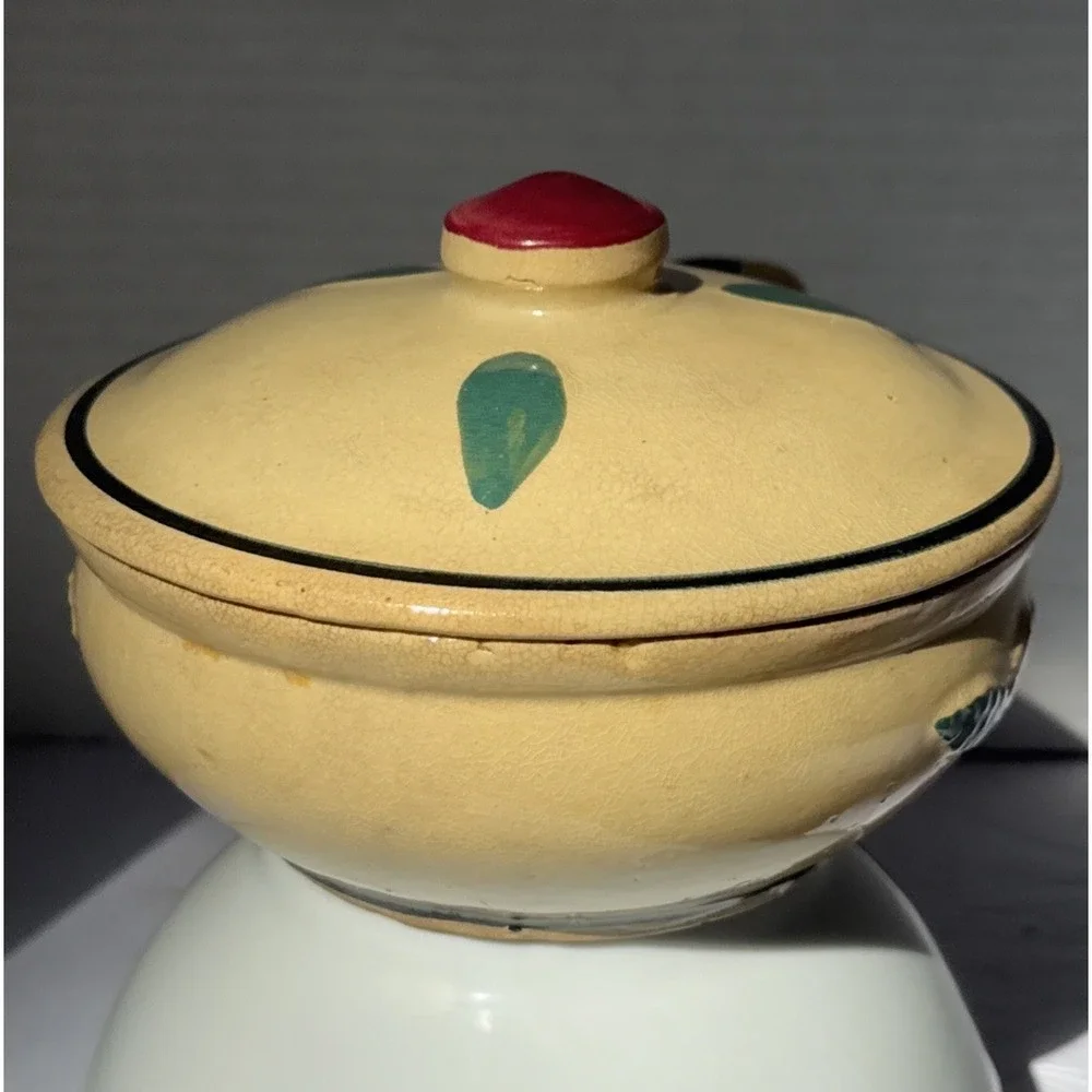 1 RARE Watt Rio‎ Rose Indivdual Casserole with Lid